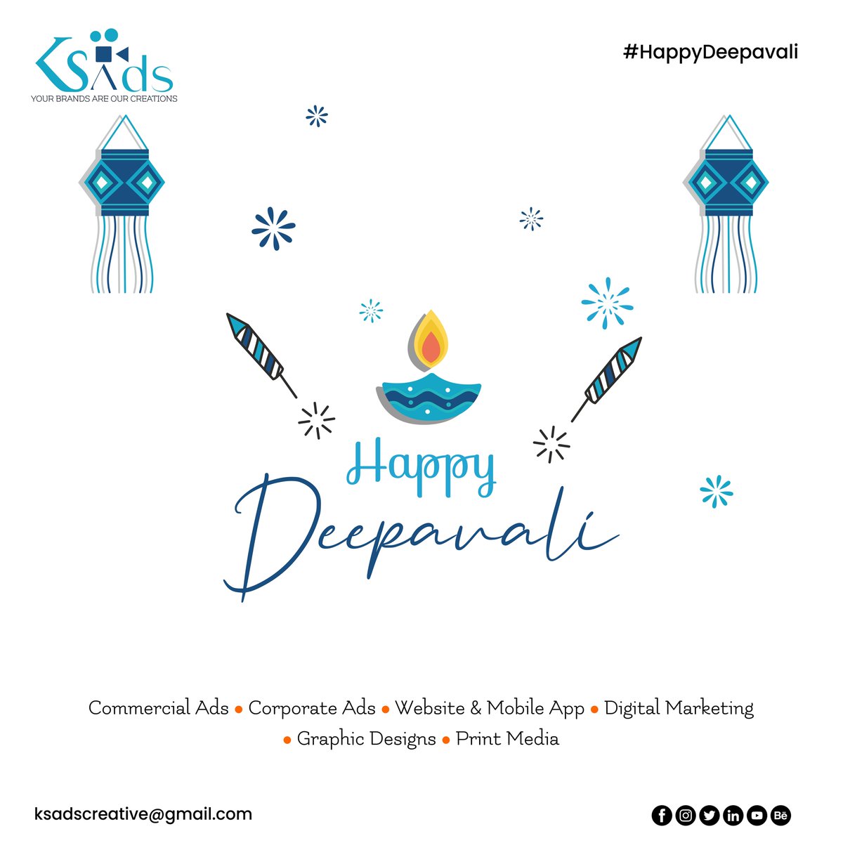KSAds15's tweet photo. Let us celebrate the Deepavali  festival with smiles on our faces and joy in our hearts. Wish You Happy Deepavali...
#HaapyDeepavali 

#KSAds #GraphicDesign #Websites #DigitalMarketing

For your Creative Needs Contact :
96001 86656 | ksadscreative@gmail.com https://t.co/U7ey0RQpVC
