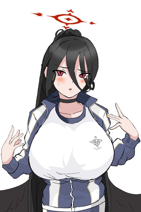 #BlueArchive
#ブルアカ 
体操服ハスミ 