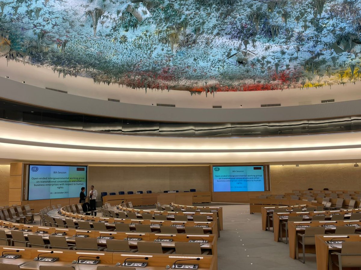 The 8th session of the #IGWG on #bizhumanrights treaty negotiations is about to start
#corporateaccountability
#stopcorporateimpunity
#Geneva