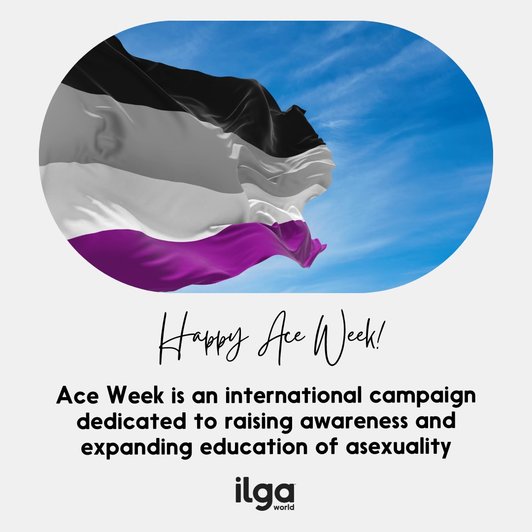 This year’s #AceWeek is underway, and the community within the asexual umbrella is celebrating and raising awareness! For more resources, information, and events, visit @aceweek or read more (bit.ly/3DqCk1R) on our website