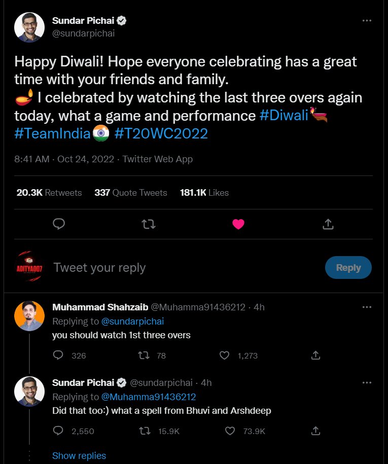 M.S Aditya007 tweet media