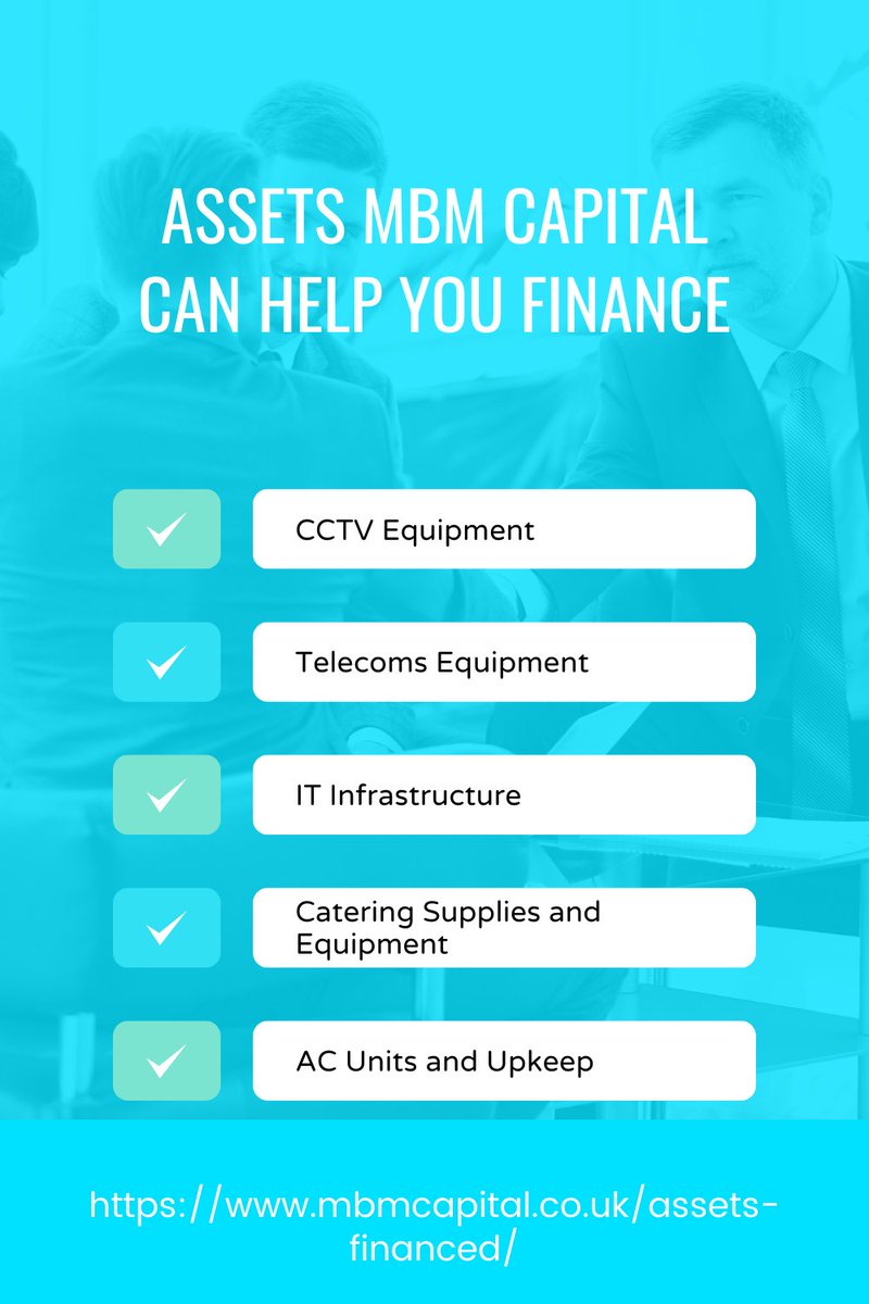 capital_mbm's tweet photo. There aren’t many things that we haven’t financed, if an asset is tangible and movable then it’s leasable.

So, what assets can be financed? https://t.co/3bxFhE8diW