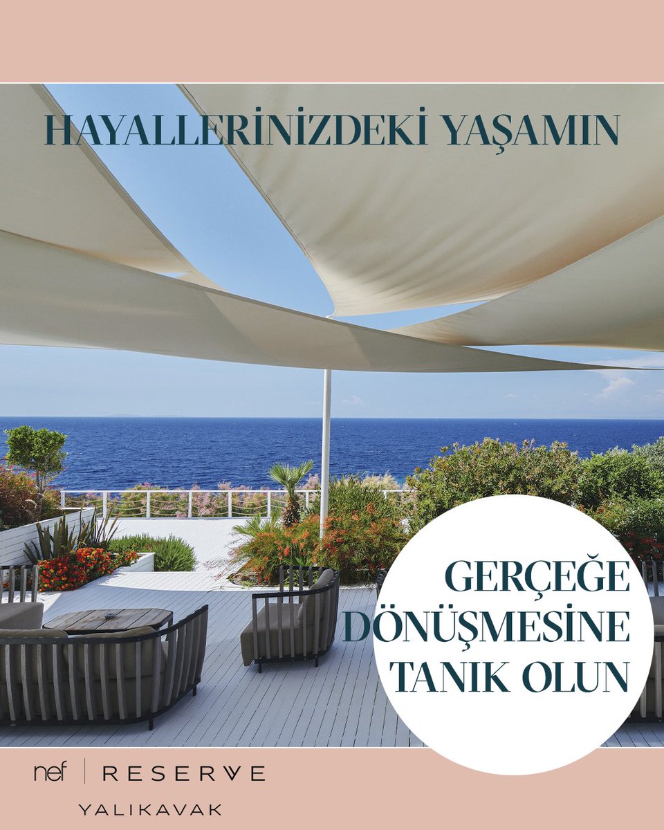 Nef_Style's tweet photo. 460 metre sahili, benzersiz lezzetler sunan restoranları ve panoramik deniz manzarasına sahip rezidanslarıyla Nef Reserve Yalıkavak’ta hayallerinizdeki yaşama merhaba deyin.
Detaylı bilgi için: https://t.co/P94bmAVBC1
#NefStyle #NefReserve #NefReserveYalıkavak #Yalıkavak https://t.co/v0ZQsJFP4U