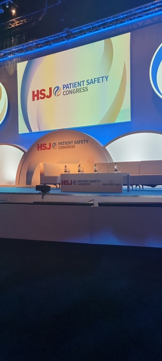Really excited for the next 2 days of learning and networking #HSJpatientsafety