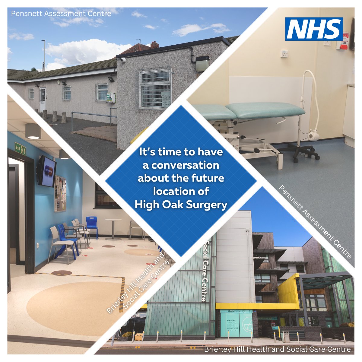 There is a drop-in session taking place today for those who would like one-to-one assistance filling out the survey for the High Oak Surgery Public Conversation. See where it is being held here. ow.ly/l6aN50LhCwx @NHSMidlands @dudleymbc @NHSinBlkCountry