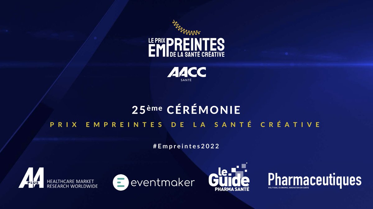 La 25e édition du #PrixEmpreintes organisée par l’AACC Santé en partenariat avec @AplusA_France, <a href="/Guide_Pharma/">Le Guide pharma santé</a>, @Pharmaceutiques s’est tenue jeudi 20 octobre.

Le palmarès complet 👉lnkd.in/emjm9_Ar