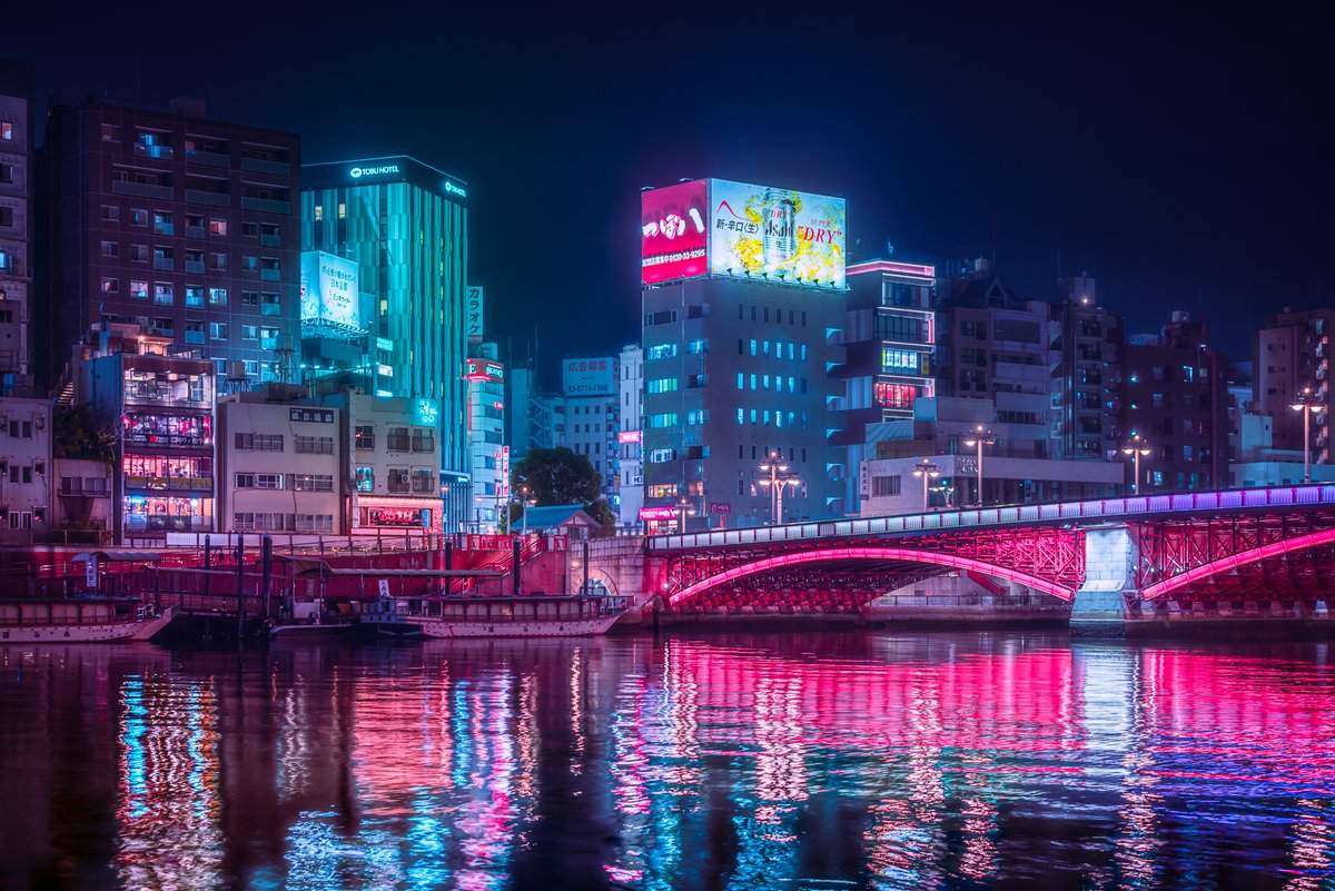 TOKYOLUV's tweet photo. Sumida River 隅田川 https://t.co/4xhLLPW2ou