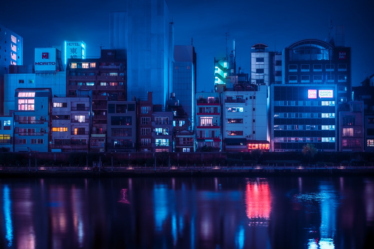TOKYOLUV's tweet photo. Sumida River 隅田川 https://t.co/4xhLLPW2ou