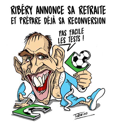 FabriceGreg's tweet photo. #franckribery #ribery #football #retraite #grandevacances #reconversionprofessionnelle #reconversion #dessindujour #dessindepresse #humour #blague #caricature #sketch #croquis #gregsketch https://t.co/CCIirk59Ck