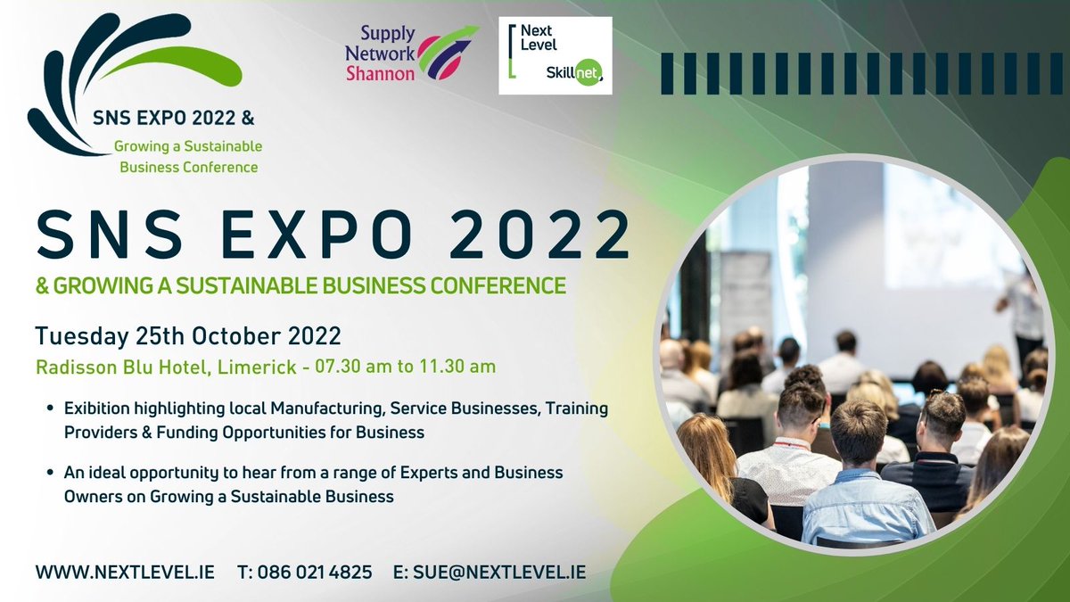 Next Level Skillnet (@nextlskillnet) on Twitter photo Only one day to go until the SNS Expo 2022 & Growing a Sustainable Business Conference.   <a href="/SNSSME/">SNS</a> 
Register today bit.ly/3S5pBG3
#SNSExpo2022 #business #sustainable Only one day to go until the SNS Expo 2022 & Growing a Sustainable Business Conference.   <a href="/SNSSME/">SNS</a> 
Register today bit.ly/3S5pBG3
#SNSExpo2022 #business #sustainable