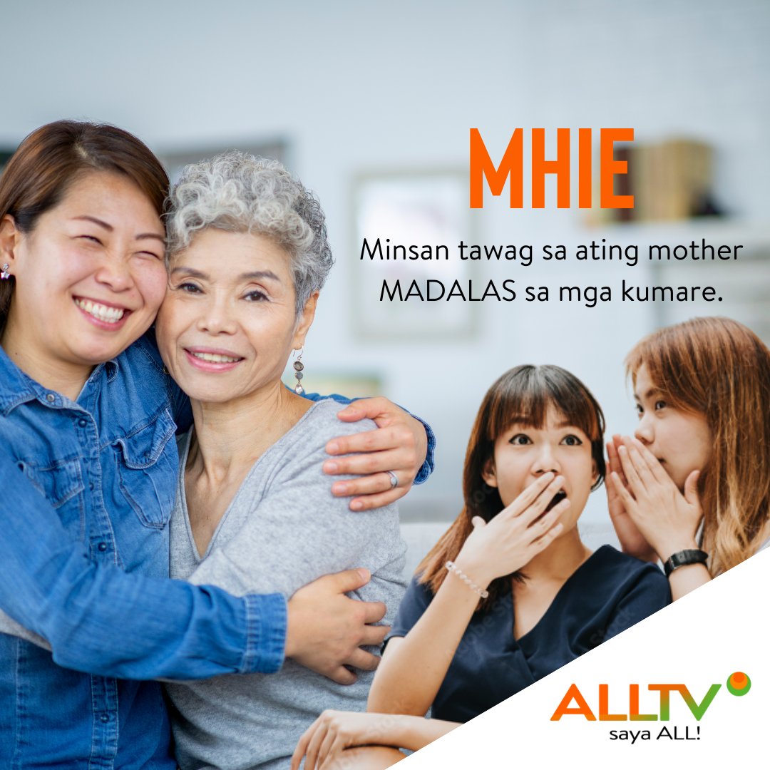 ALLTVOfficial's tweet photo. I-tag na ang iyong MHIE na laging alam ang mga latest chika! #ALLTV #Mhie https://t.co/He7QGLgsY6
