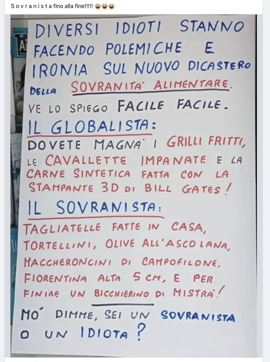 #sovranitaalimentare