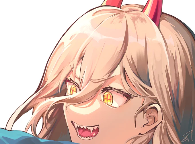 デンジとパワーちゃんよい #チェンソーマン 