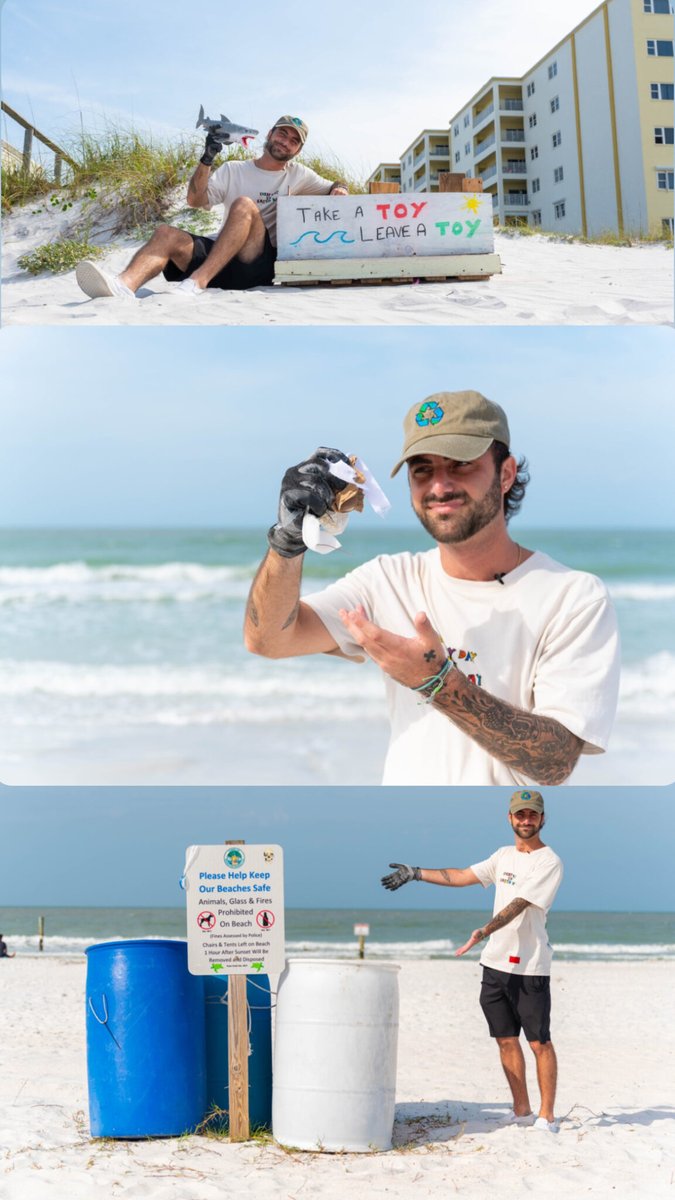 ♻️ “It started with me filming on Instagram, yelling at trash like ‘who’s doing this?’" says <a href="/trashcaulin/">caulin</a>.

♻️ To date, Caulin has more than 1.6 million followers, showing his attempts to clean up beaches every single day.

♻️ This is his story ⤵️

smileymovement.org/news/this-26-y…