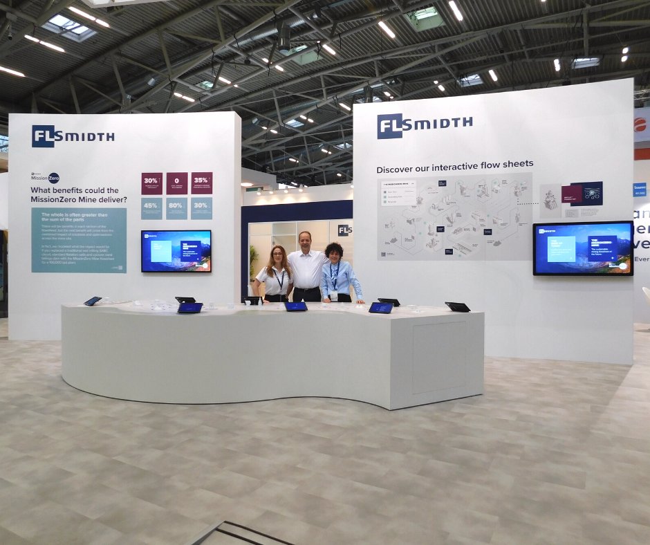 FLSmidth_Mining's tweet photo. FLSmidth will again proudly be one of the more active participants at #bauma2022, with a top-level delegation of product and industry experts in attendance at Booth 203 in Hall B2. Learn more: https://t.co/3mh0AKAV1f

@baumaOfficial #MissionZero #mine #miningindustry #aggregates https://t.co/d8kw3uotrW