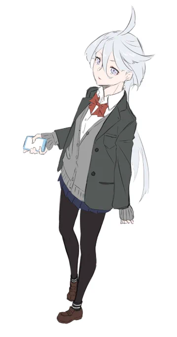 現代制服のミオリネ 