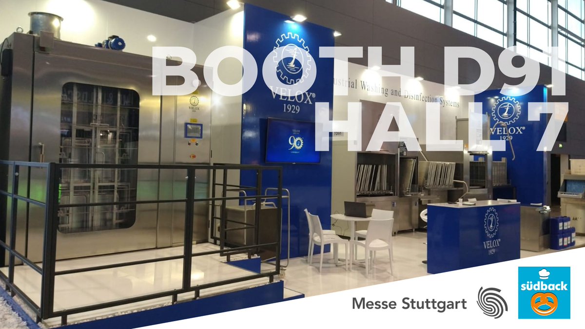 Velox_Barchitta's tweet image. 📍 BOOTH D91 HALL 7 | We are ready for the third day of #Sudback! the International #Bakery and #Pastry Fair | @MesseSTRUSA 
COME VISIT US.