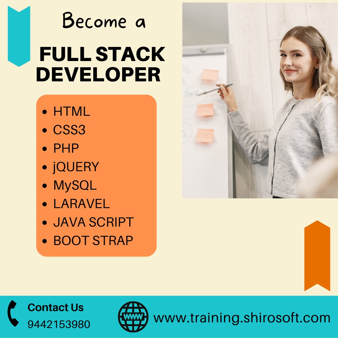 Full stack developer course in nagercoil #html #css3 #javascript #jquery #bootstrap #php #mysql #Laravel #Wordpress #GoogleAnalytics #datascience #dataanalytics #dataanalyticwithpowerbi #dataanalyticswithexcel #SQLfordataanalytics . . . . #traininginstitutenagercoil #nagercoil