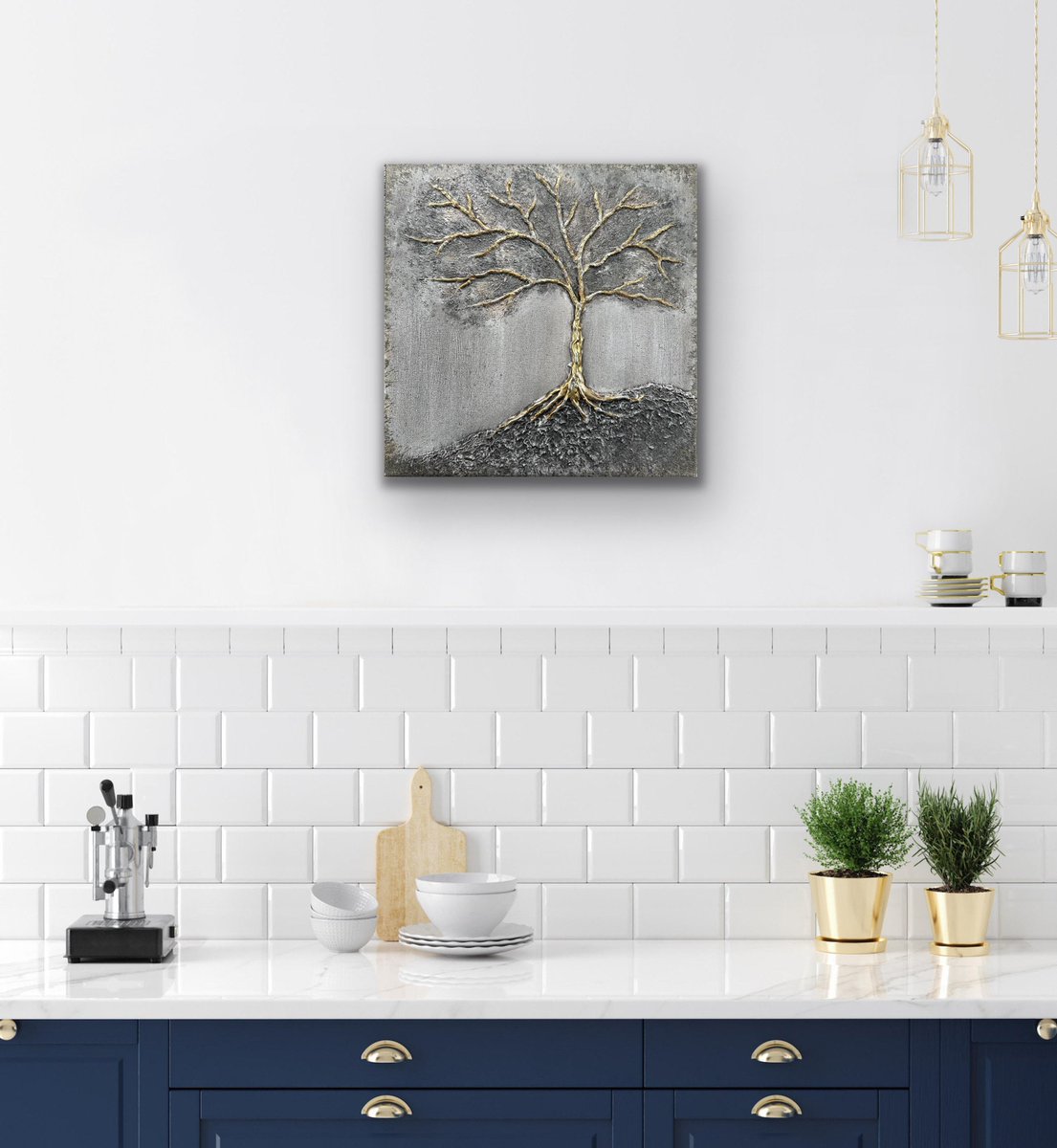 MKLongArt's tweet photo. Small Rustic Tree Painting, Textured Tree Art, Charcoal Gray, Gold, Silver, Ready to Hang Original Painting on Canvas, OOAK Small Wall Art https://t.co/fYNstx0gAu #painting #decoration #mixedmedia #Etsy #originalart #home #art #RusticWallArt https://t.co/3EII2kXNCW