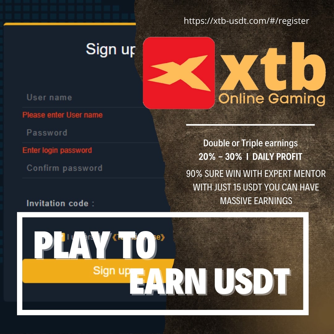 Kent3251's tweet photo. XTB is one of the best blockchain app that allows both trading and gaming and it's supported by USDT which is the most stable coin in the market. And earn up to 20-30% daily profits with the assistance of the expert mentor.
link:
https://t.co/GHrO9F7qHY
message me for more info https://t.co/quyNADGAPA