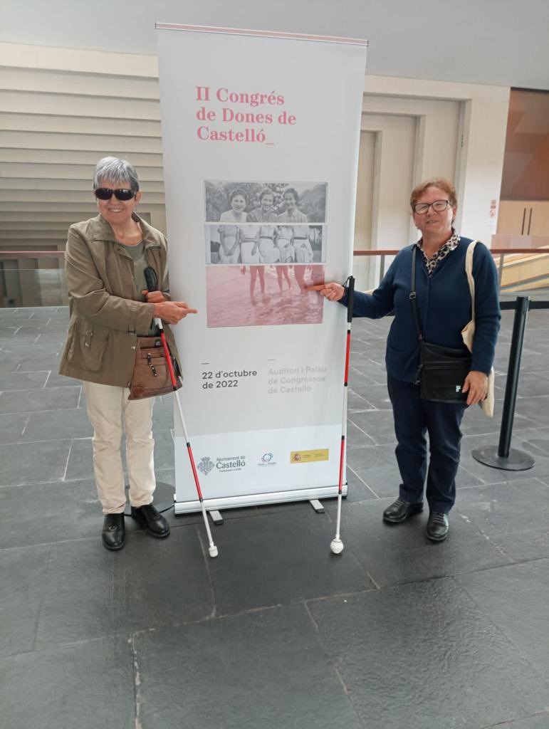 mujerasocidecv's tweet photo. El pasado sábado 22 de octubre la responsable de la Comisión de la Mujer de ASOCIDE CV, junto con la subcomisionada de la provincia de Castellón, participaron en el II Congreso de Dones de Castellón, que tuvo lugar en el Auditori i Palau de Congressos de Castelló.  
#asocidecv https://t.co/ZLR9o7266N