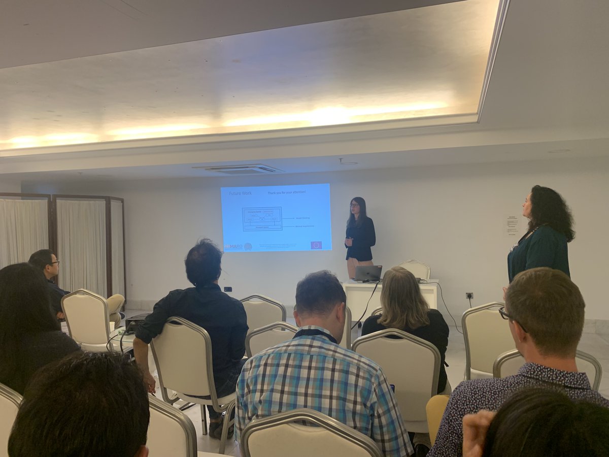 Great presentation of Juliane Päßler, a formal model of Metacontrol #ISoLA2022, #REMARO project. Details link.springer.com/chapter/10.100…