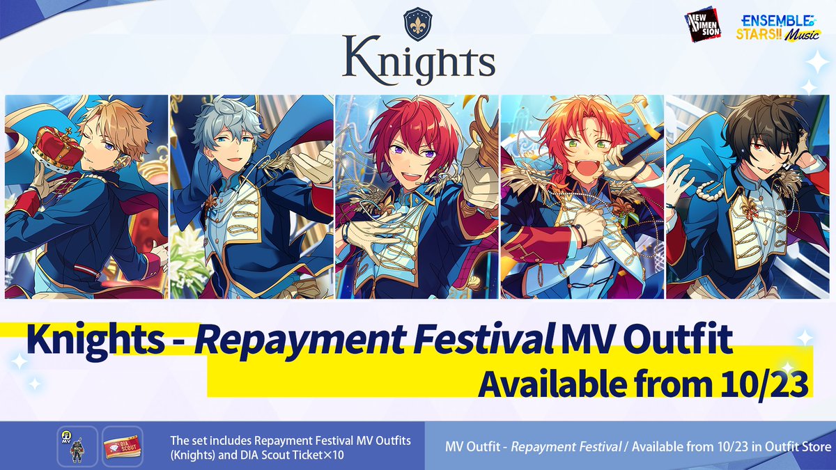 Ensemble Stars!! Music_EN on Twitter "MV Outfit Repayment Festival