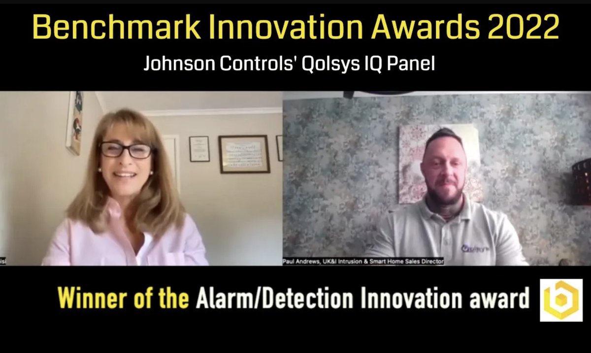 The #IQPanel from <a href="/JohnsonControls/">Johnson Controls</a> takes top honours in the 'Alarm - Detection' category of the Benchmark Innovation Awards 2022.
We interviewed Paul Andrews about winning the award.
shorturl.at/elN67
#BenchmarkInnovationAwards  #securitysystems