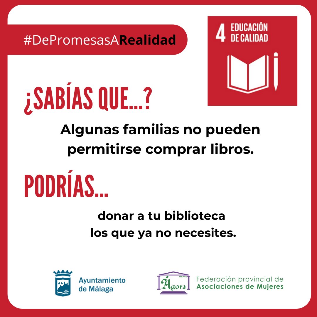 AgoraFederacion's tweet photo. Continuamos con nuestro proyecto sobre los ODS y la Agenda 2030 subvencionado por @ayuntamientomalaga, específicamente por @malagaparticipa. https://t.co/jiZYXupswp