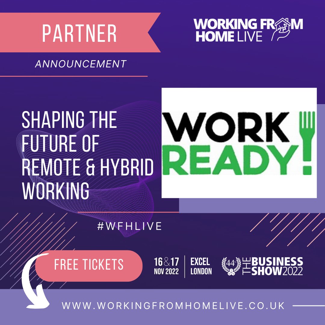 WFH_Live's tweet photo. We are incredibly excited to announce that we are partnering with the BDA Work Ready Programme this year!π
Get your FREE tickets here: https://t.co/2bz2kuAwcu
#WorkingFromHomeLive #WFHLive #WFHpartner https://t.co/WzsiuNVc5a