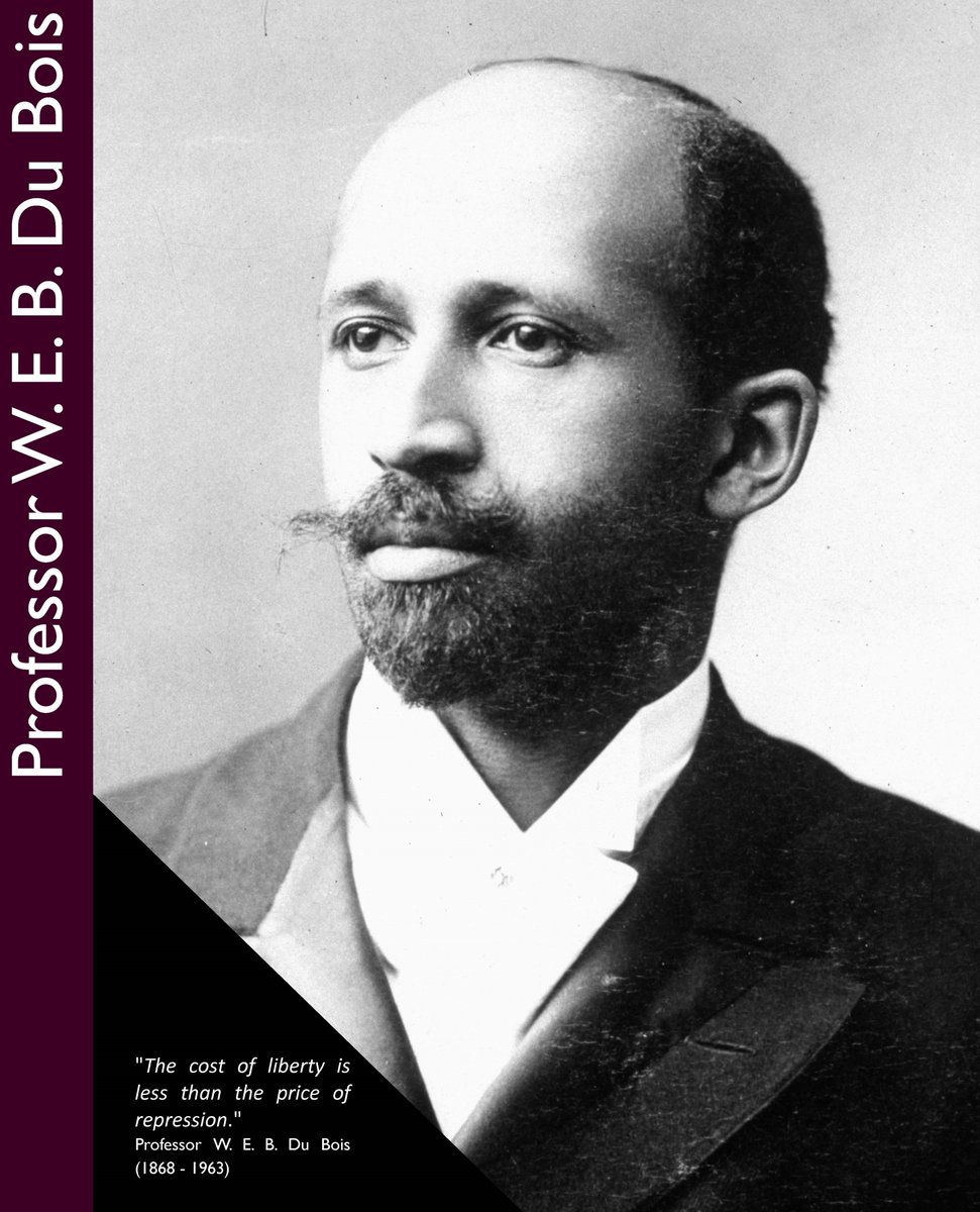 W.E.B. Du Bois is regarded as one of the founders of sociology. His ground-breaking work The Philadelphia Negro combines ethnography, social history and statistics to illustrate the impact of racism on individuals and communities. #BlackHistoryMonth <a href="/equalitydmu/">DMU Equality, Diversity & Inclusion</a> <a href="/dmuleicester/">dmuleicester</a>