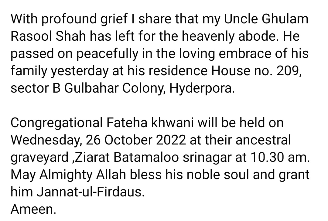 Fazal_Observes's tweet photo. Bereaved.... https://t.co/vuZB6t1qqJ