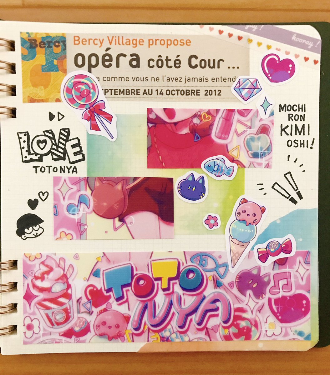 ノートかわいくデコってみた🌈🦄✧︎*。 