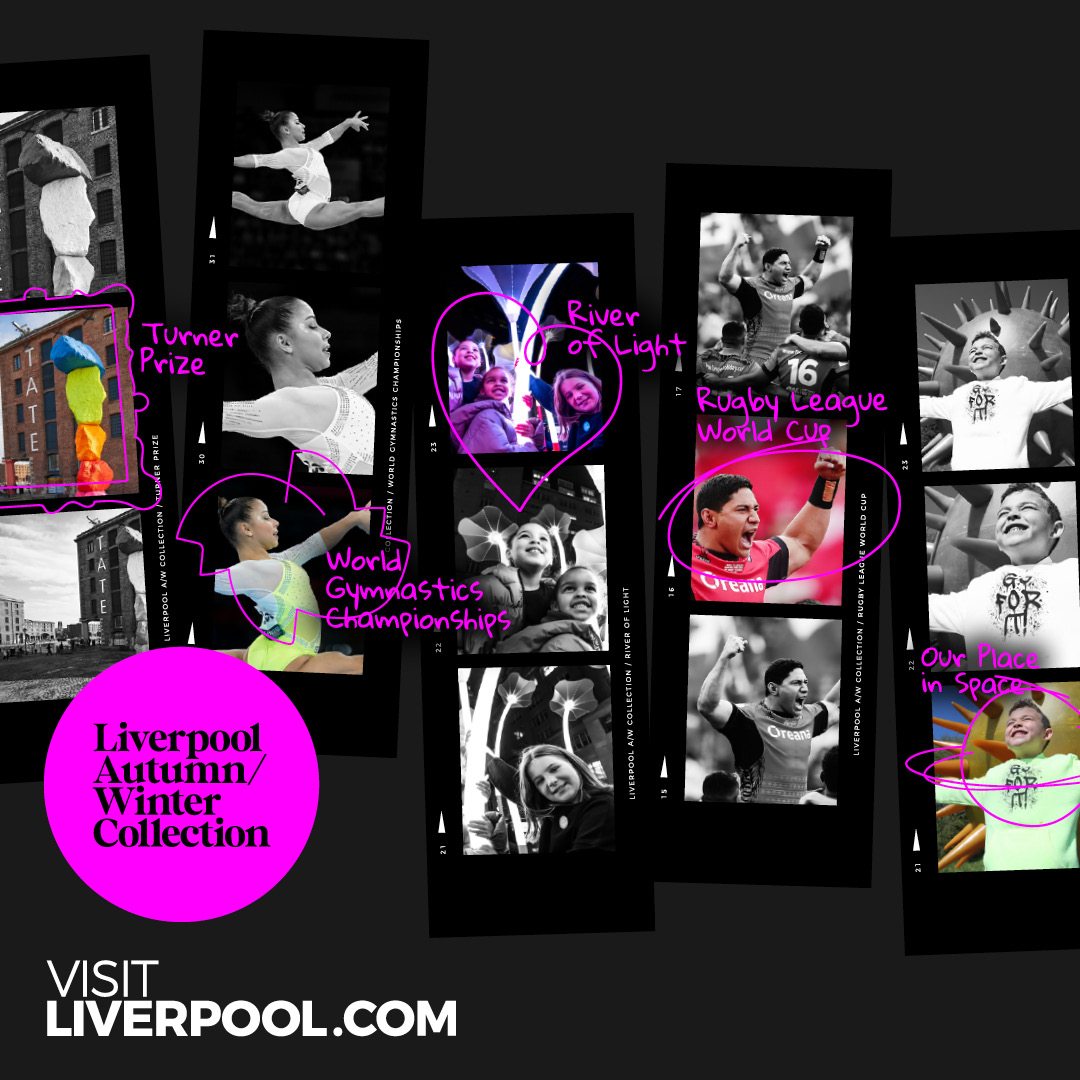 𝙇𝙞𝙫𝙚𝙧𝙥𝙤𝙤𝙡 𝘼𝙪𝙩𝙪𝙢𝙣/𝙒𝙞𝙣𝙩𝙚𝙧 𝘾𝙤𝙡𝙡𝙚𝙘𝙩𝙞𝙤𝙣 💜 There's so much going on in Liverpool at the moment, make sure you don't miss: ✨ River Of Light 🤸‍♂️ @WGC2022 🖼️ The Turner Prize 🚀 @ourplaceearth 🏉 @RLWC2021 And lots more! ➡️visitliverpool.com