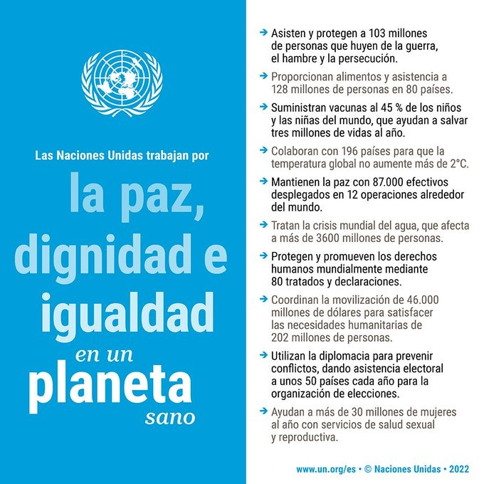 👉🏻 La bandera de l'<a href="/ONU_es/">Naciones Unidas</a> ja oneja al balcó de l'Ajuntament amb motiu del #DíaDeLaONU 🌐, que celebra hui 77 anys de l'entrada en vigor dels ideals establits en 1945 amb la Carta de les #NacionesUnidas en matèria de #DDHH, #dignitat, #igualtat i de la #Pau🕊️.