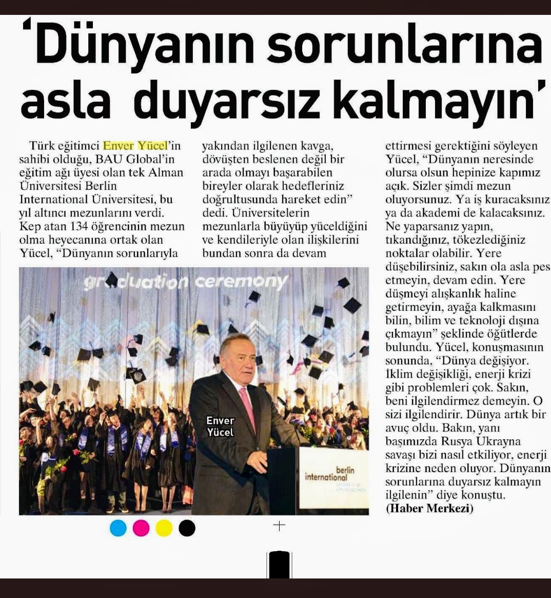 Gururla 🇹🇷🇹🇷🇹🇷
<a href="/EnverYucel/">EnverYucel</a> : “Biz Türkler; 60 yıl önce bilek ve emek gücü ile Almanya’da bir varoluş hikayesi yazdık... 

Şimdi bilim - ilim ve beyin gücüyle, global Türk girişimi  olan Berlin International University markamız ile yeni bir başlangıç yazıyoruz” 
 <a href="/bauglobal/">BAU Global</a>