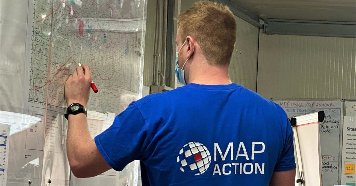 mapaction's tweet photo. Happy #UNDay! MapAction is a proud partner of  @UNOCHA their UNDAC team and @UNICEF. Through our expert volunteers, we provide surge support in emergencies and up-to-date mapping and visualisations in #humanitarian emergencies. 

#DecisionMaking https://t.co/zsZ1FNCxBq