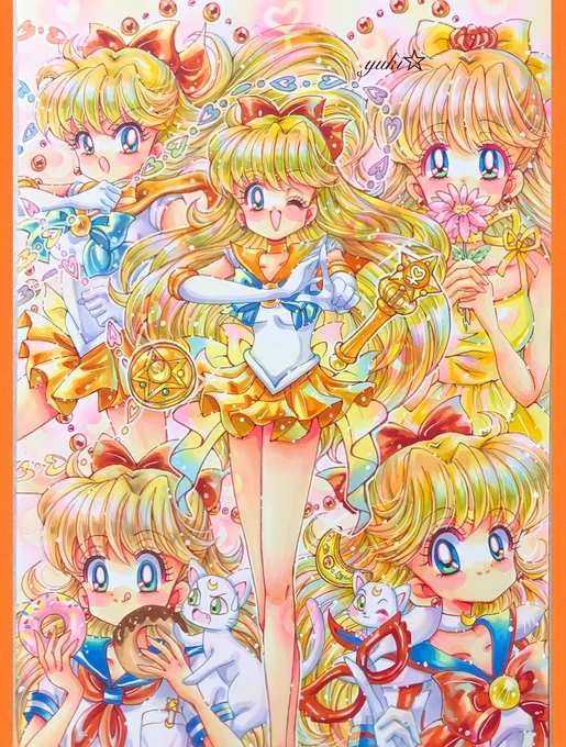 おめでとう美奈P(遅刻)どの美奈も大好きだよー!#セーラーヴィーナス生誕祭2022 #愛野美奈子生誕祭2022 