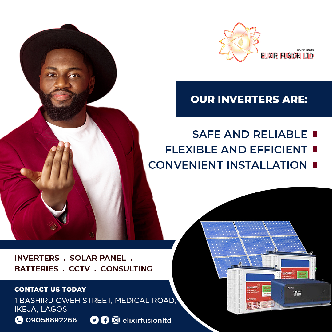 elixirfusionltd's tweet photo. It's a MONDAY, this is a reminder that your weekend can always be better.

Get our durable inverters and enjoy unending benefits.

Send us a DM now!

#inverter #solar #energy #battery #solarenergy #solarpanel #renewableenergy #elixirfusionltd #solarpanels #solarpower https://t.co/Wn8ltp6QST