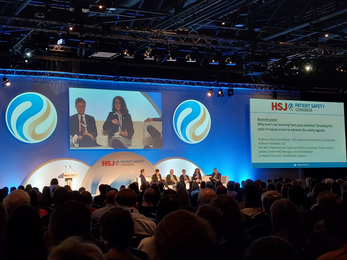 Delighted to attend #HSJpatientsafety Congress 2022 - how can we learn and design learning systems? <a href="/MaryDixonWoods/">Mary Dixon-Woods</a>: importance of understanding context, especially structural helplessness and inertia, and using evidence to scrutinise all elements of a system.