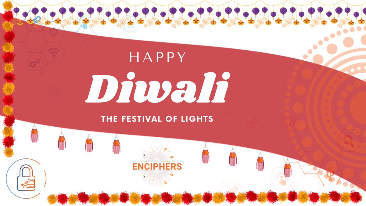EnciphersLabs's tweet photo. Enciphers wishes you all a very Happy Diwali!

Have Cyber Safe celebrations!

#Diwali2022 #diwali #DiwaliCelebration #enciphers #encipherslabs #diwaliwishes https://t.co/vKOT2GEVUW