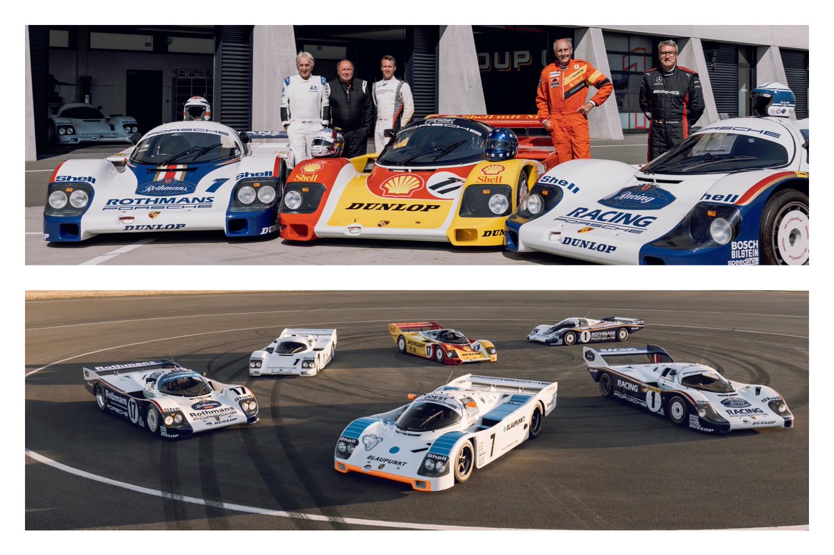 #PorscheMotorsport - @mrderekbell, @massjochen, @hansjstuck and #BerndSchneider share their very special personal recollections of the most successful #Porsche racing car of all time. It was 40 years ago, the #GroupC era began #40YGroupC Full story ⬇️ tinyurl.com/5hmhkv5b