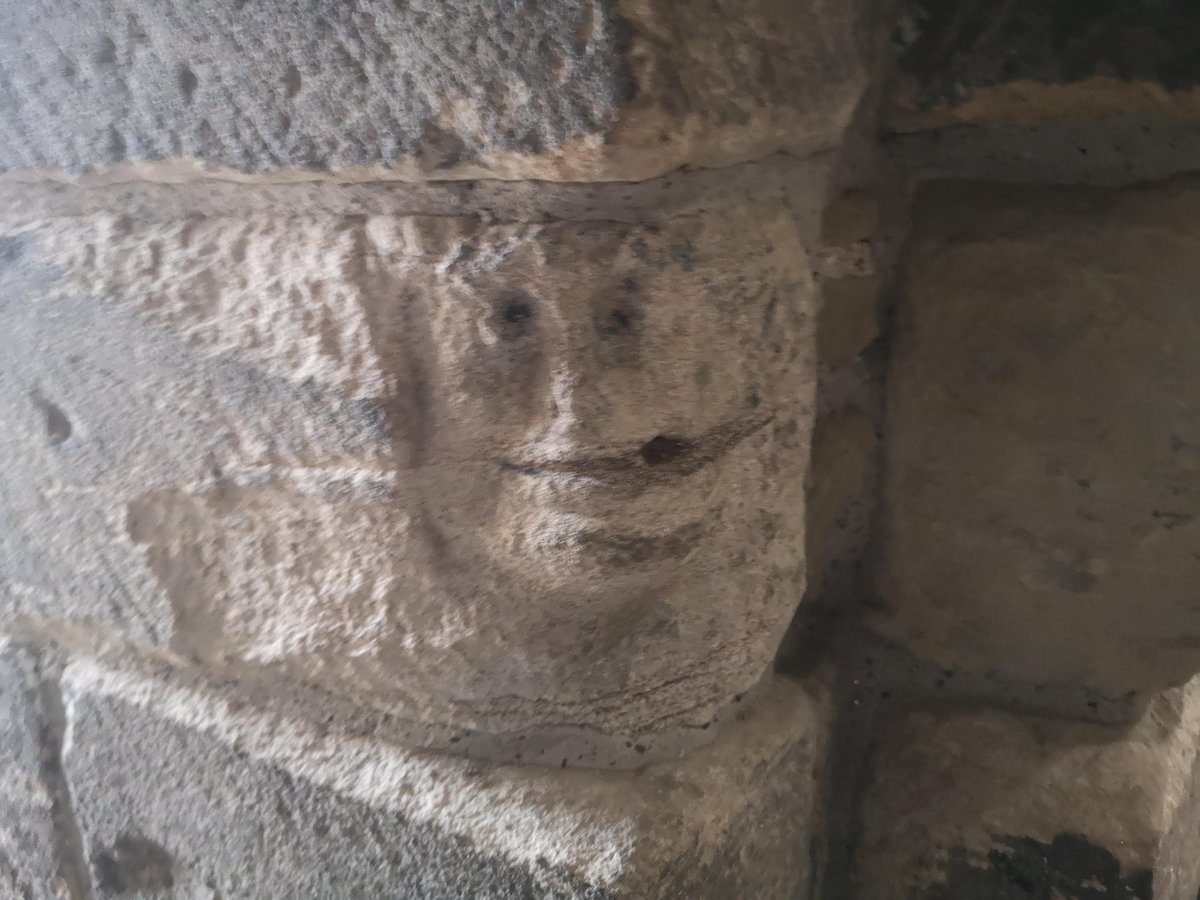 My favourite bit of Newcastle Castle has to be this little face. We think the hole was used to hold a pipe.
