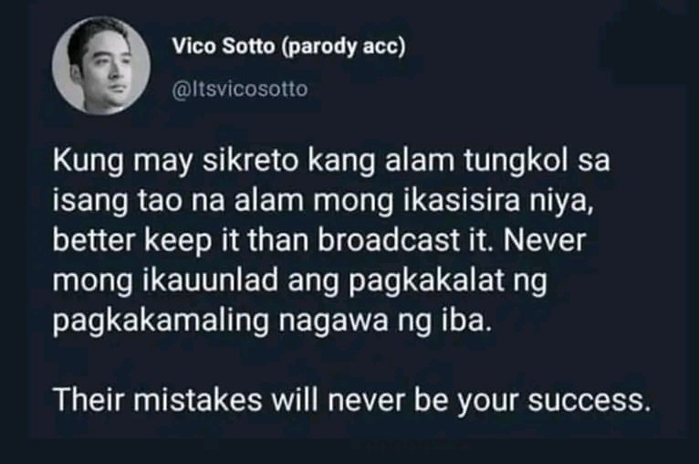 EXOBTOB22's tweet photo. Maybe this will be a reminder for Wilbert Tolentino about the issue! P.S. I don't care about Zeinab #zeinabharake #wilberttolentino https://t.co/dqN3URclV2