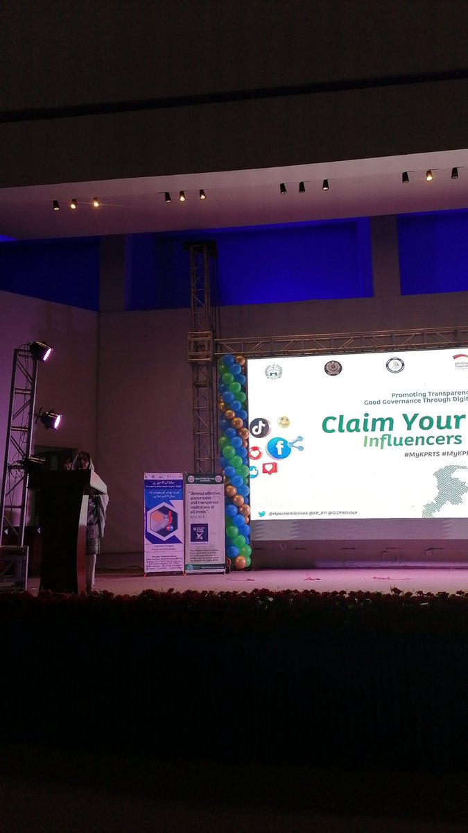 ayatalvi72's tweet photo. Mrs. Farah Hamid Khan Chief Information Commissioner is on stage for closing remarks
#MyKPIC #MyKPRTS
@KP_RTI
@rtpscommissionk https://t.co/wD96o0W4HH