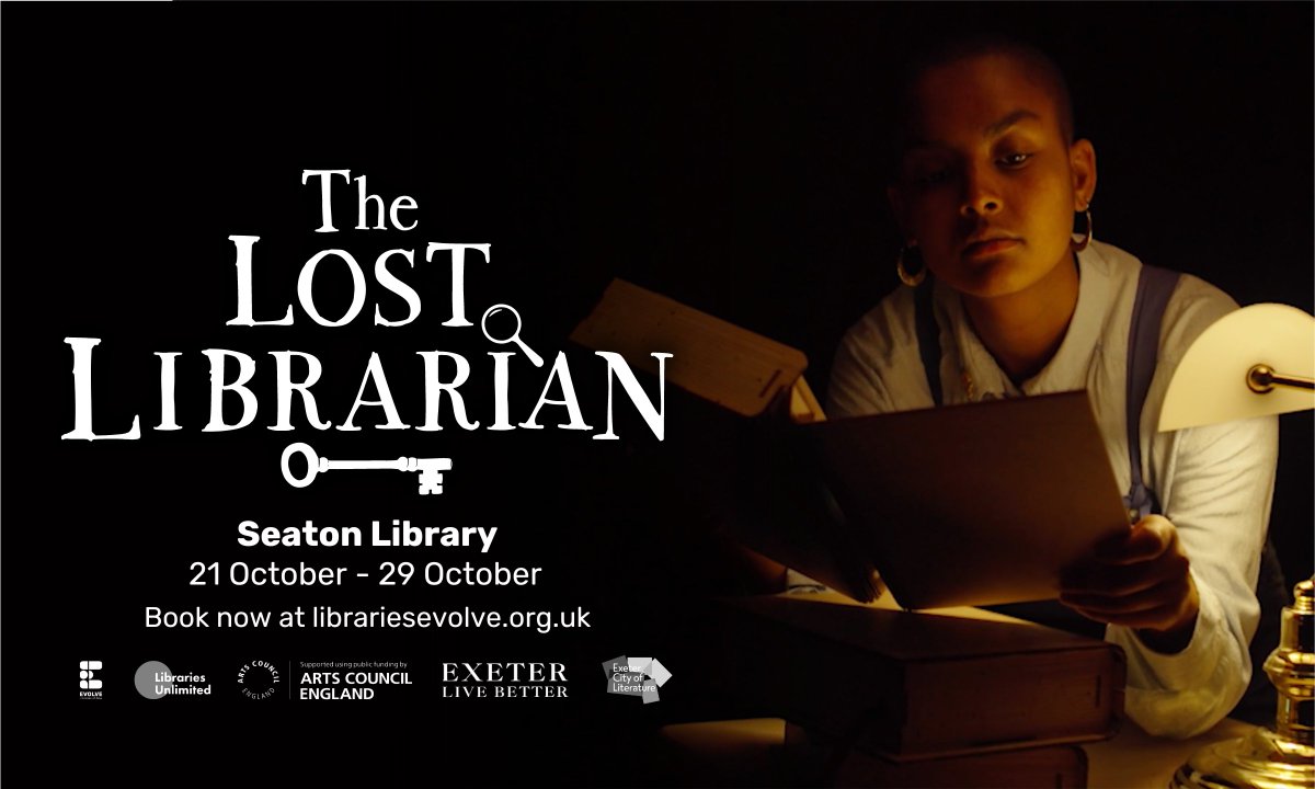 There's still time to take part in our SELL-OUT #EscapeRoom experience Lost Librarian at @LibrarySeaton🔎 👀 

Book your tickets and come and join us for an afternoon of fun for all the family: eventbrite.co.uk/e/the-lost-lib… <a href="/ExeterCityofLit/">Exeter City of Literature</a> <a href="/PrimaryTimesDev/">PrimaryTimesDevonPlymouth</a> <a href="/Devon_Hour/">#DevonHour</a> <a href="/ace_national/">Arts Council England</a>