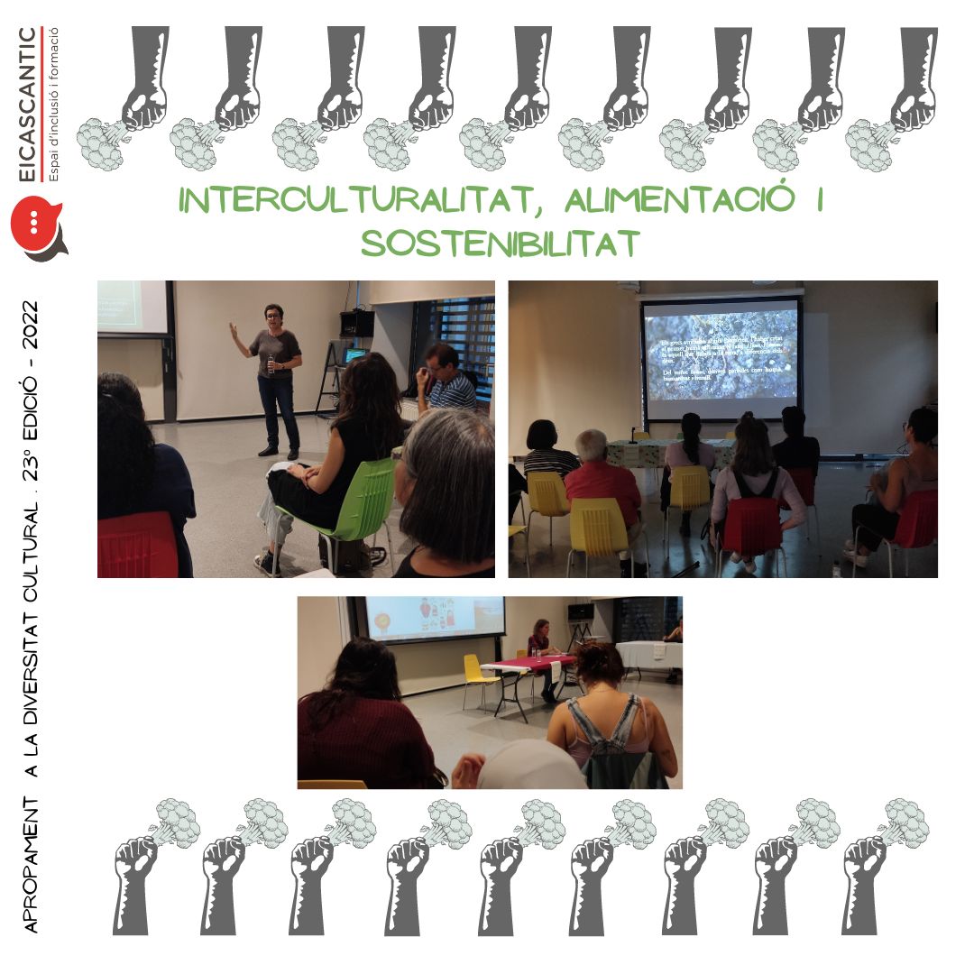 eicascantic's tweet photo. Un petit recull de les jornades de la setmana passada. Estem molt agraïdes a les companyes que ens van acompanyar @sci_catalunya @seminari_taifa @cehda.ghana @l_etnografica @uvic_ucc @delphineboghos @casalpou i a totes les assistents! L'any vinent, més i millor! 💪🥦#apropament https://t.co/DGNq56XUgm
