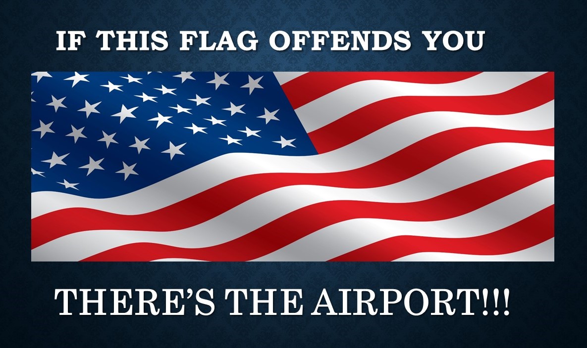 roosteratlarge's tweet photo. @Patriot911News Any version of the National Anthem triggers the left.
My message to them is...
#StandForTheFlag
#StandForTheAnthem https://t.co/qSz3dUpeZG