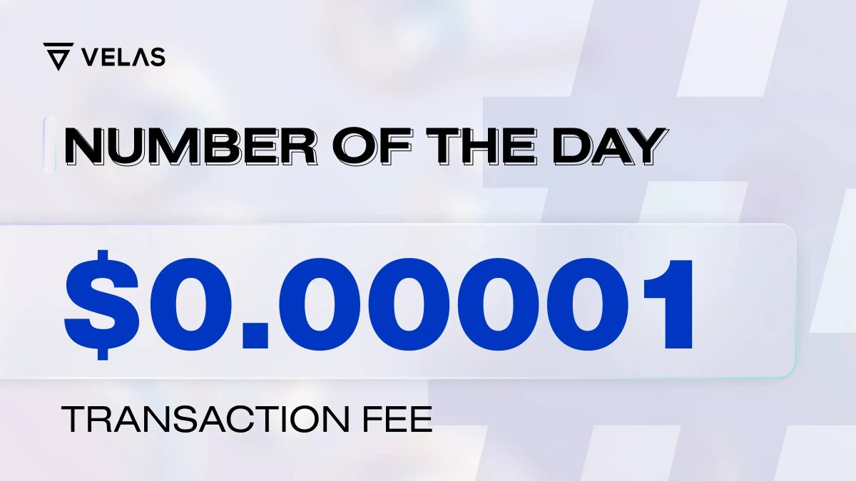 We continue sharing important numbers for #VelasNetwork with you into a new visual wrapper. 

Start developing your #dApps using the world’s fastest #EVM chain by #Velas. 50K+ transactions per second and a low $0.00001 transaction fee🚀 

Build on Velas: vlx.network/docs-apps