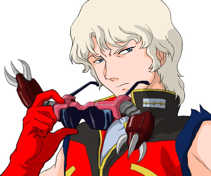 #あなたの目線外し絵を見せてくださいど突きサングラスのシャアと江渡貝くぅぅん 